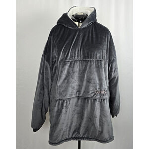 The Comfy OVERSIZED Hooded Sweatshirt Women's One Size Dark Gray